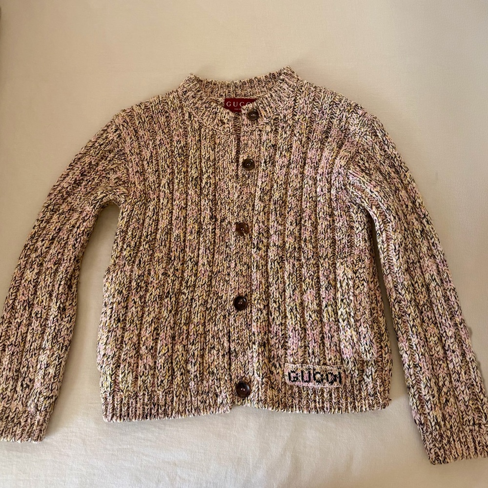 Gucci Multicolor Knit Cardigan